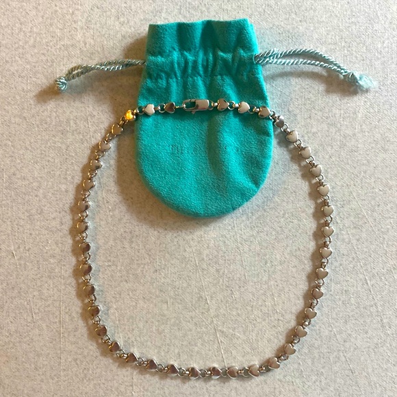 Tiffany & Co. Jewelry Tiffany Co Sterling Silver Chain Of Hearts